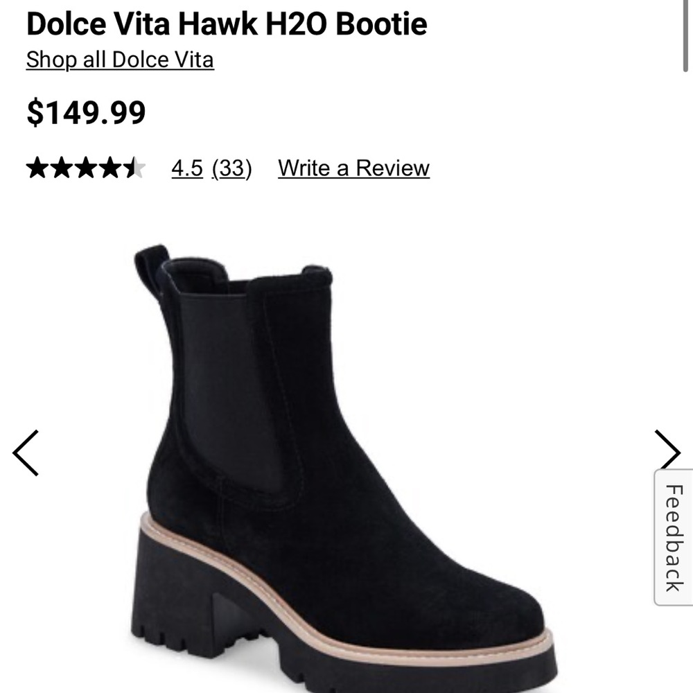 Dolce Vita - Hawk H2O bootie - Sz 6.5
